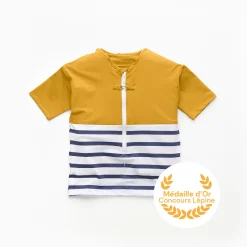 Floatee                    Tee-shirt anti-noyade manches courtes    Jaune