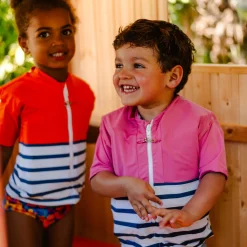 Floatee Tee-shirt anti-noyade manches courtes Rose 3 ans