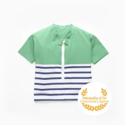 Floatee                    Tee-shirt anti-noyade manches courtes    Vert