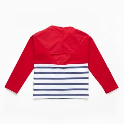 Floatee                    Tee-shirt anti-noyade manches longues    Rouge            3 ans