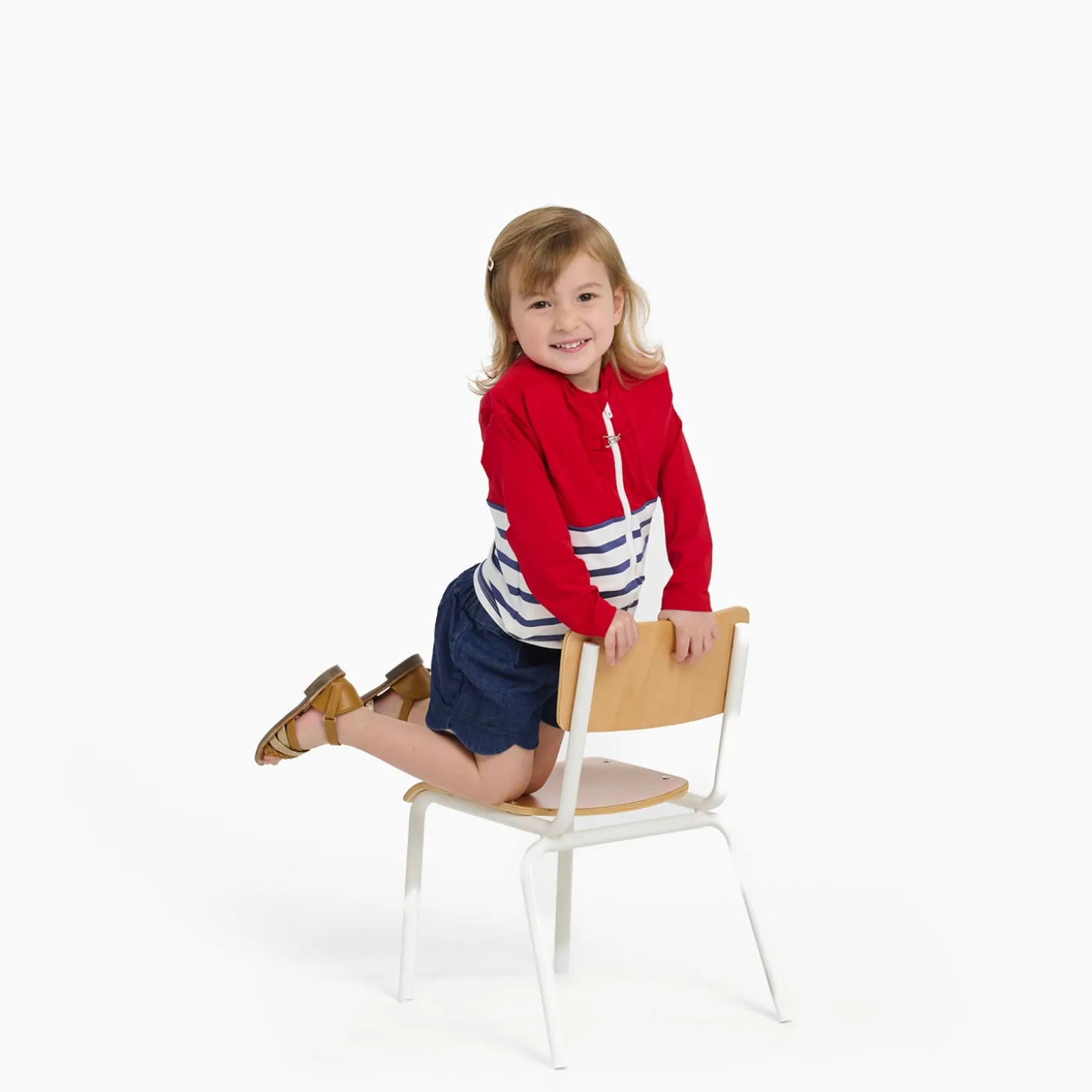 Floatee Tee-shirt anti-noyade manches longues Rouge 3 ans