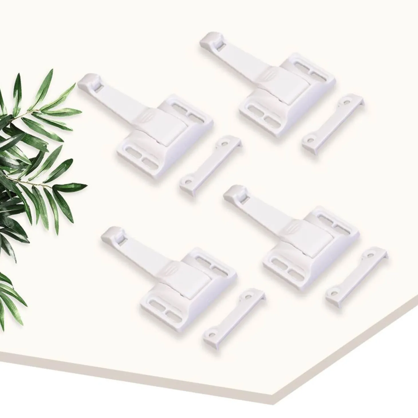 Formula Baby Lot de 2 Bloques portes/tiroirs invisible Blanc
