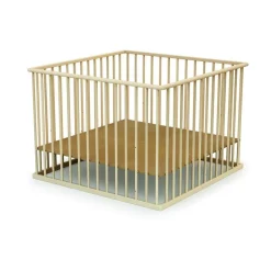 Formula Baby Parc en bois Brut 100 x 100 cm