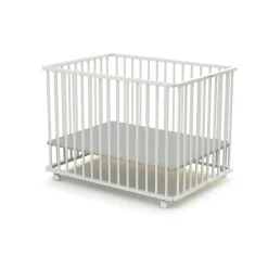 Formula Baby                    Parc pliant en bois    Blanc