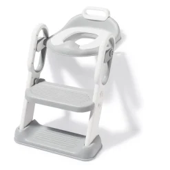 Formula Baby                    Reducteur de toilette avec marches    Blanc Gris