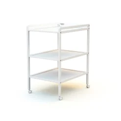 Formula Baby                    Table à langer deux étagères    Blanc