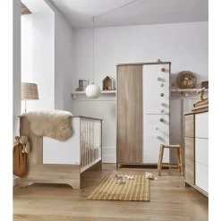 Galipette Armoire 3 portes Sacha Chêne du Bocage