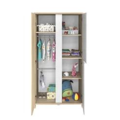 Galipette                    Armoire 3 portes Sacha Chêne du Bocage