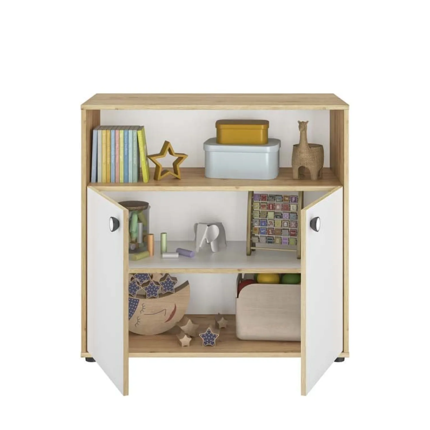 Galipette Chambre bébé complète Arthur : lit 70x140, commode, armoire