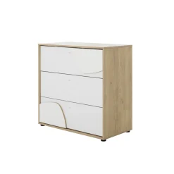 Galipette                    Commode 3 tiroirs Basile    Châtaignier naturel