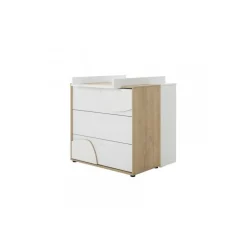 Galipette                    Commode 3 tiroirs Basile    Châtaignier naturel