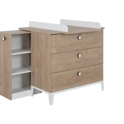 Galipette                    Commode 3 tiroirs Marcel    Chêne Blond
