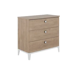 Galipette Commode 3 tiroirs Marcel Chêne Blond