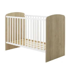 Galipette Duo Lit + Commode 3 tiroirs Basile Châtaignier Naturel 60x120 cm