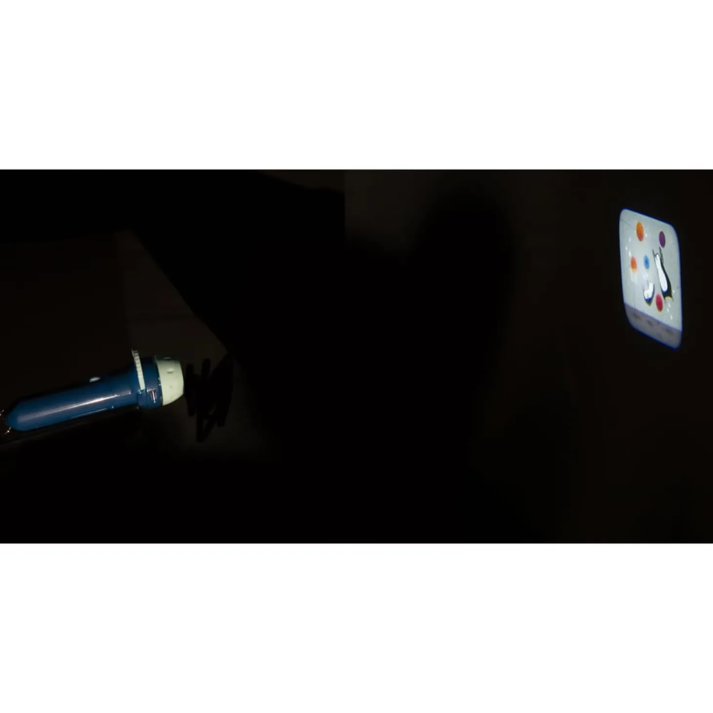 Galipette Lampe à histoires Les Nanouks Bleu/Gris/Noir