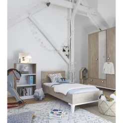 Galipette Lit bébé Marcel Chêne Blond 70x140 cm