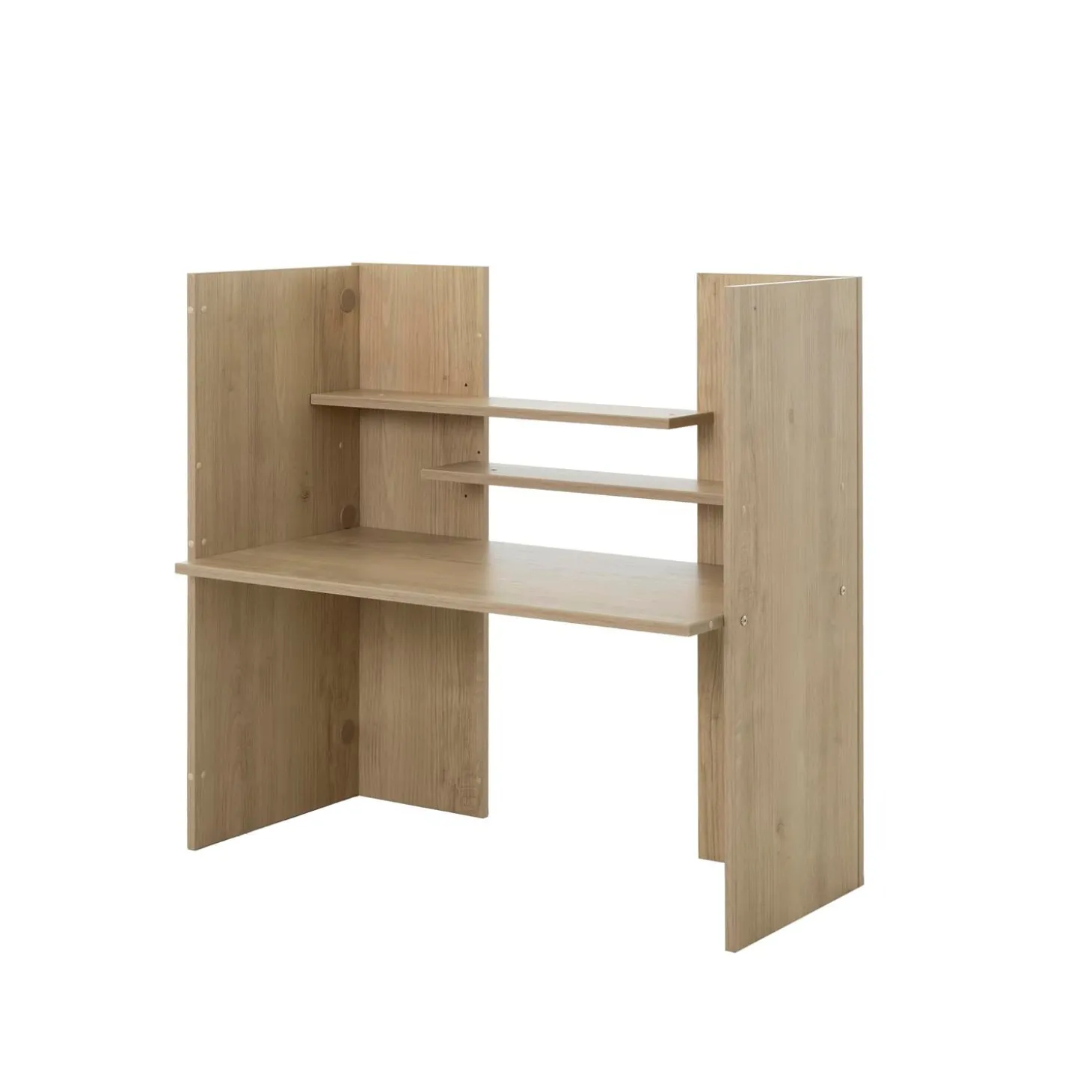 Galipette Lit combiné évolutif Basile Châtaignier Naturel 70x140 cm