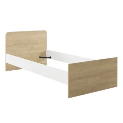 Galipette Lit combiné évolutif Basile Châtaignier Naturel 70x140 cm