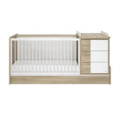 Galipette                    Lit compact évolutif combiné Sacha Chêne du Bocage    70x140 cm