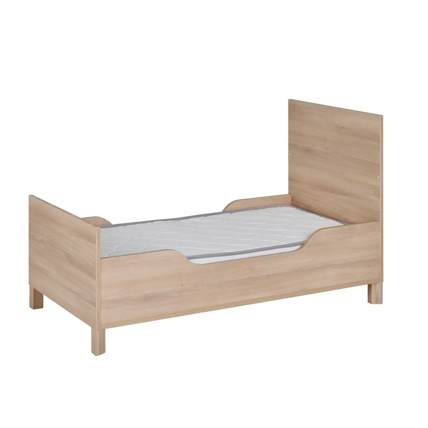 Galipette 2 pans pour Lit bébé Calypso Chêne Du Bocage 70x140 cm