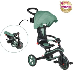 Globber Tricycle Explorer Pliable 4 en 1 V2 Olive