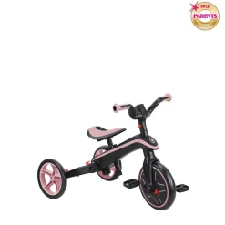 Globber Tricycle Explorer Pliable 4 en 1 V2 Deep Pastel Pink