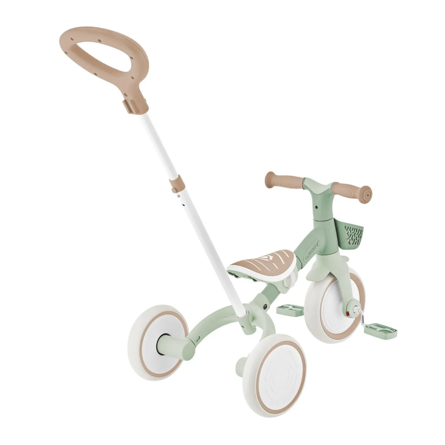 Globber Tricycle Learning Trike Plus 3 en 1 Evolutif Eco Vert Olive / Sauge