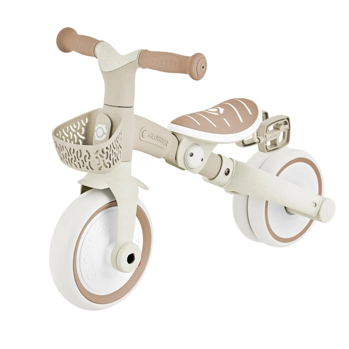 Globber Tricycle Learning Trike Plus 3 en 1 Evolutif Eco Beige / Taupe
