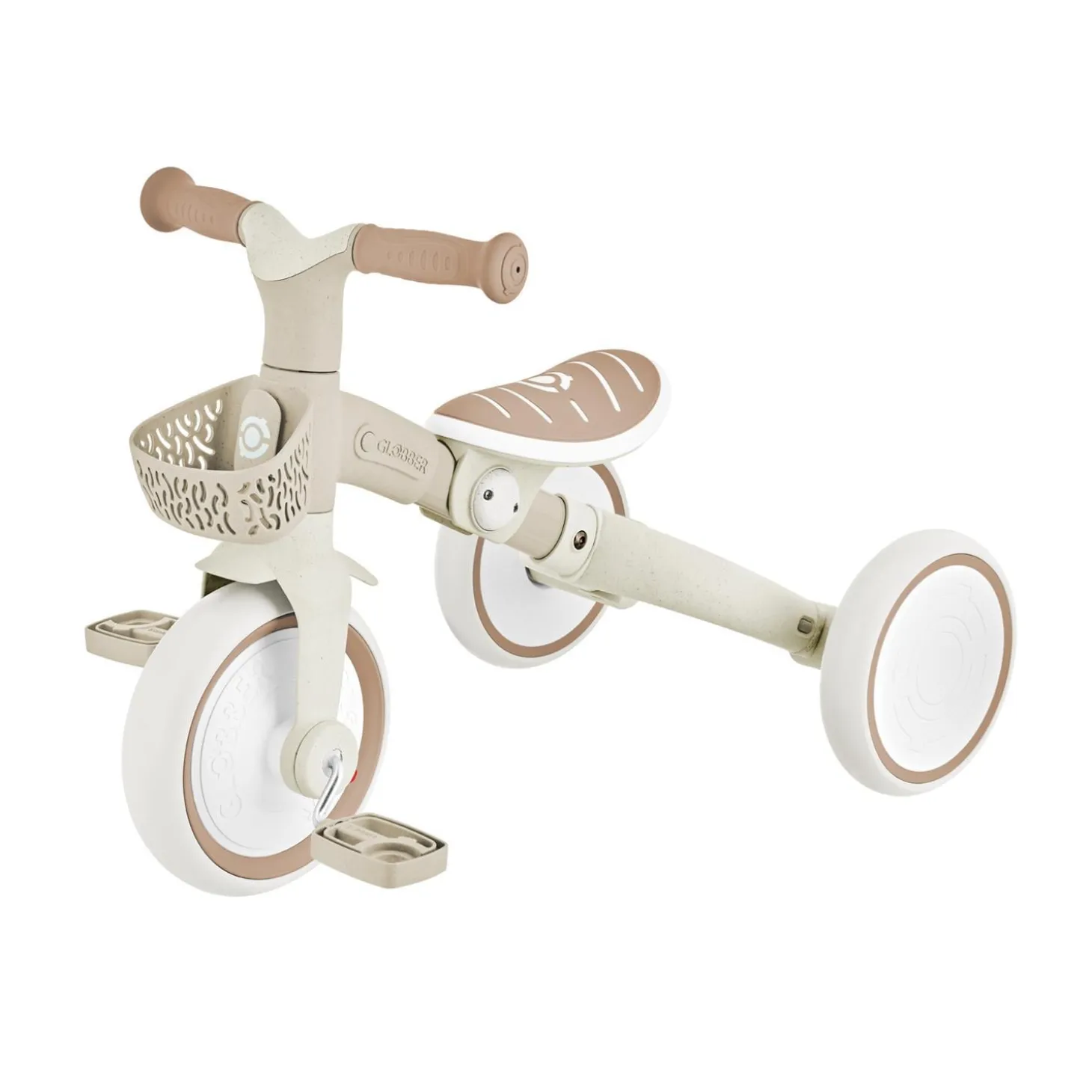 Globber Tricycle Learning Trike Plus 3 en 1 Evolutif Eco Beige / Taupe