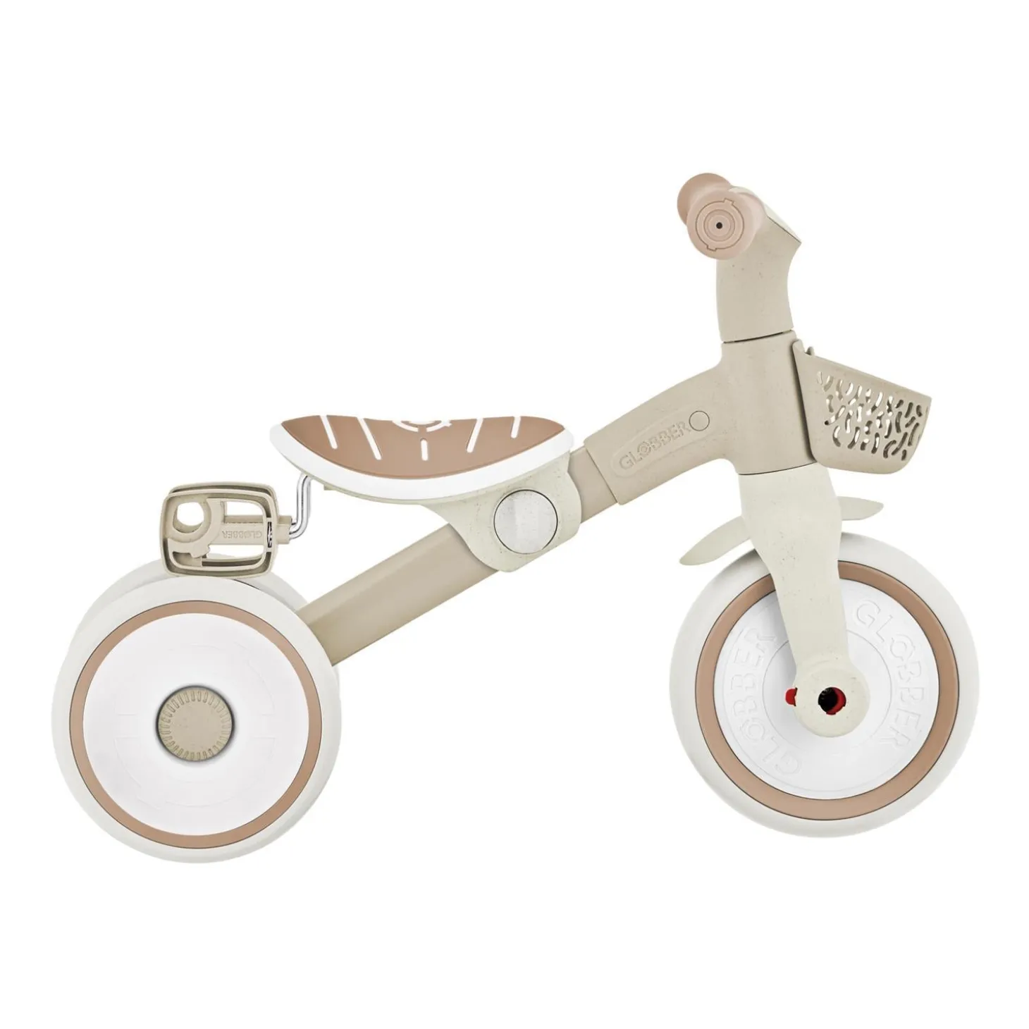 Globber Tricycle Learning Trike Plus 2 en 1 Evolutif Eco Beige / Taupe