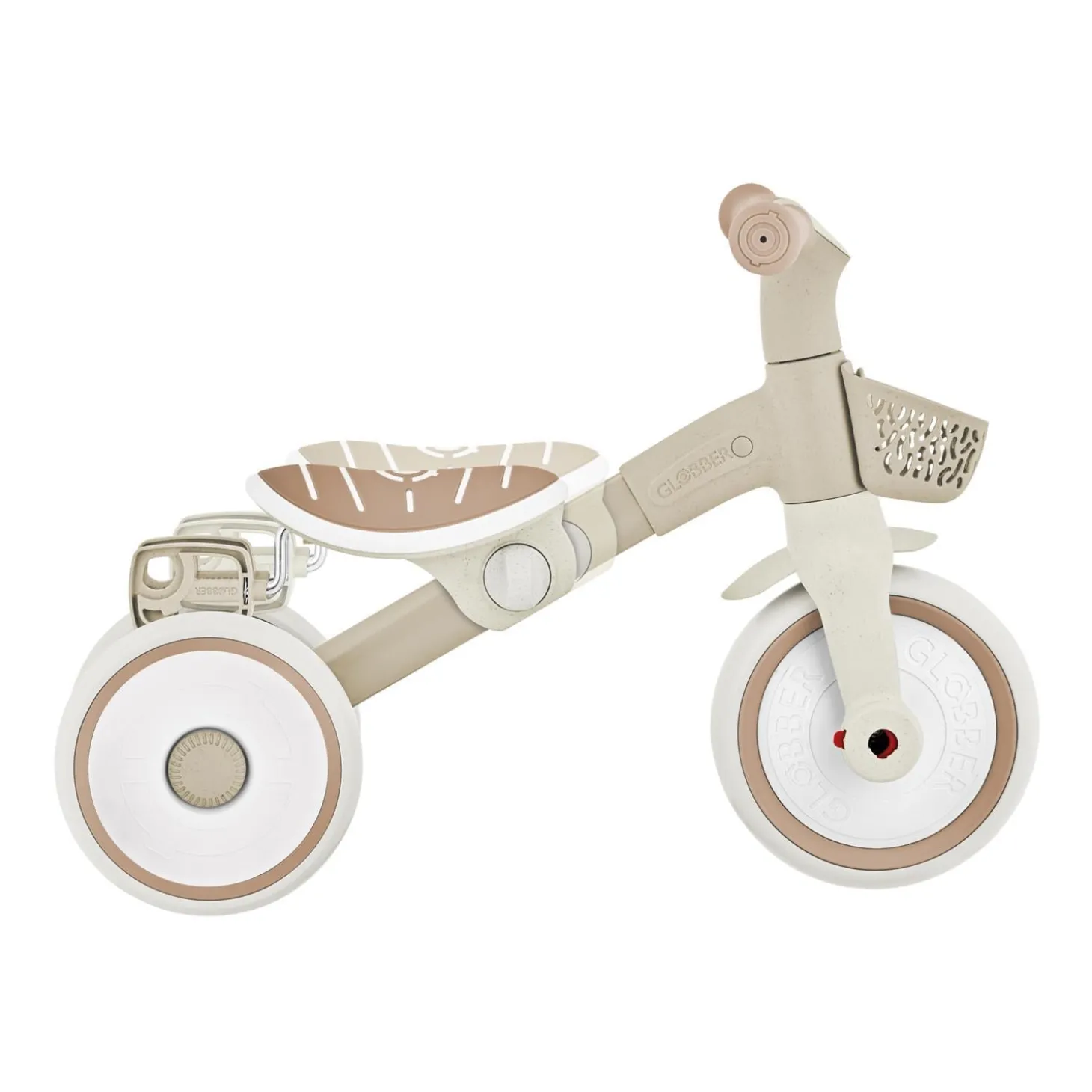 Globber Tricycle Learning Trike Plus 2 en 1 Evolutif Eco Beige / Taupe