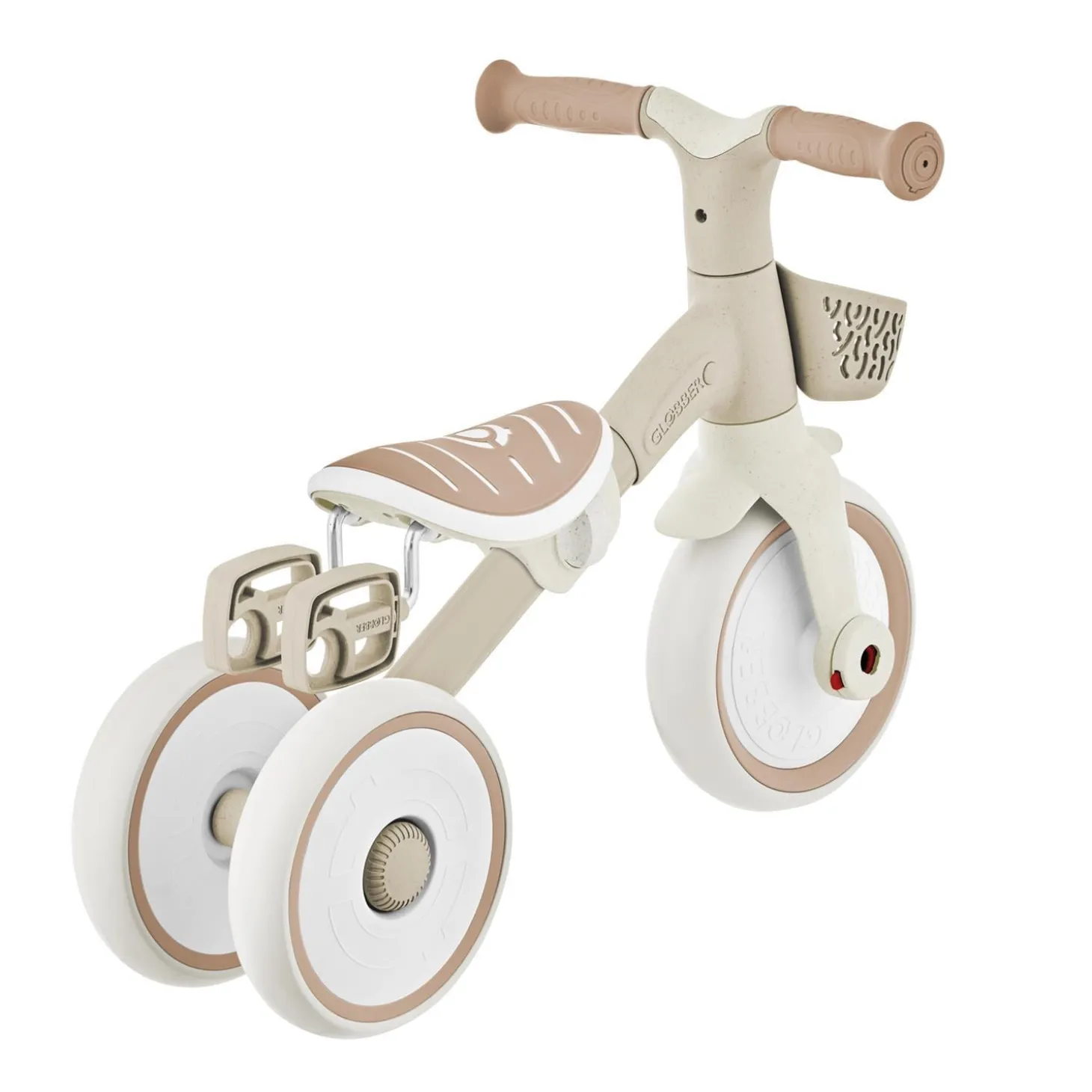 Globber Tricycle Learning Trike Plus 2 en 1 Evolutif Eco Beige / Taupe