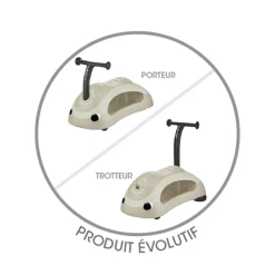 Globber                    Trotteur Walker & Ride On 2 In 1 Eco    Taupe