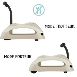 Globber                    Trotteur Walker & Ride On 2 In 1 Eco    Taupe