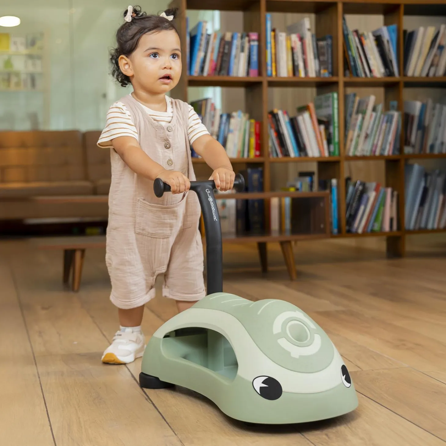 Globber Trotteur Walker & Ride On 2 In 1 Eco Framboise