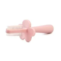 Grabease Brosse à dents ergonomique double face Rose Clair
