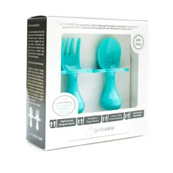 Grabease                    Couverts ergonomiques d'apprentissage    Turquoise            6 mois+