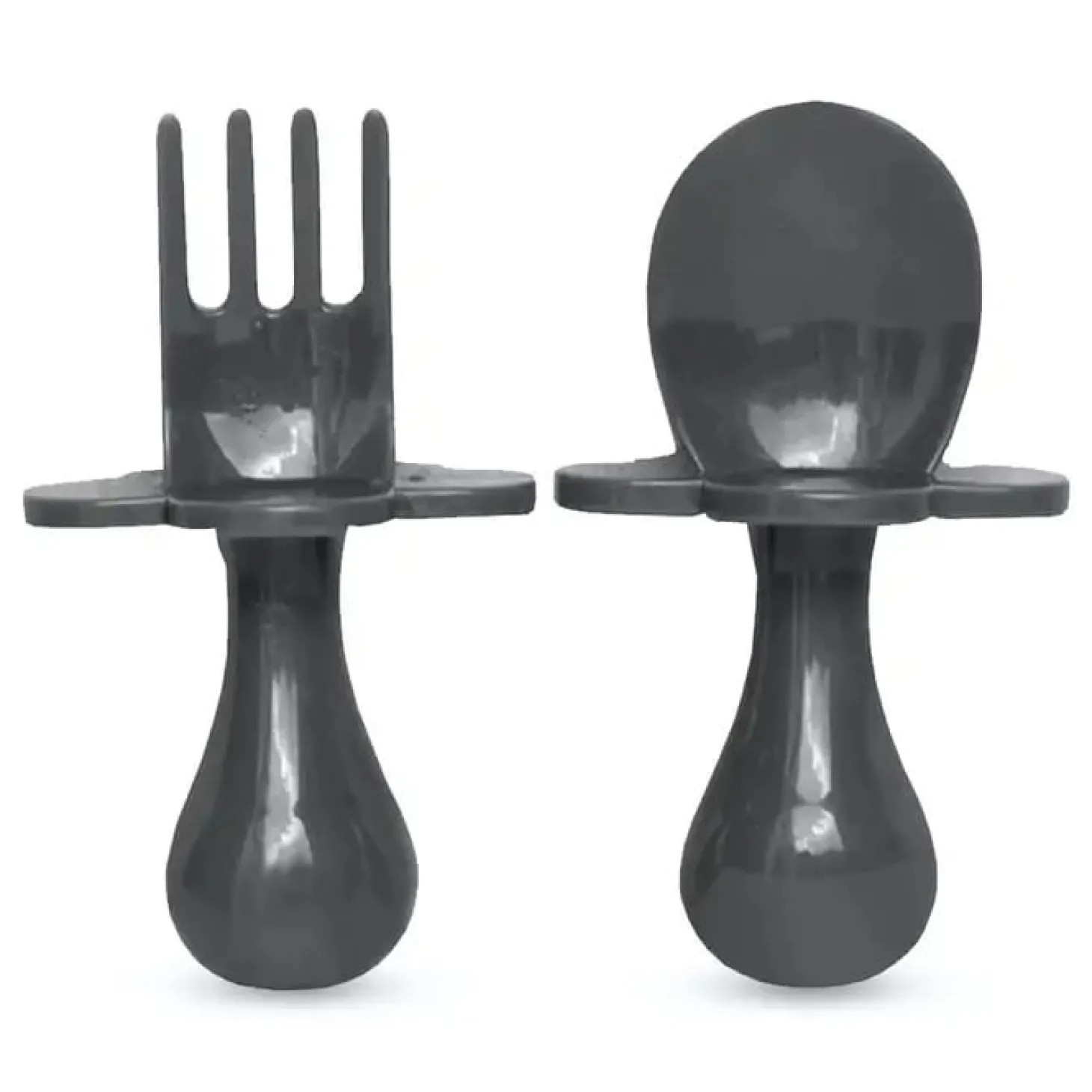 Grabease Couverts ergonomiques d'apprentissage Gris 7 mois+