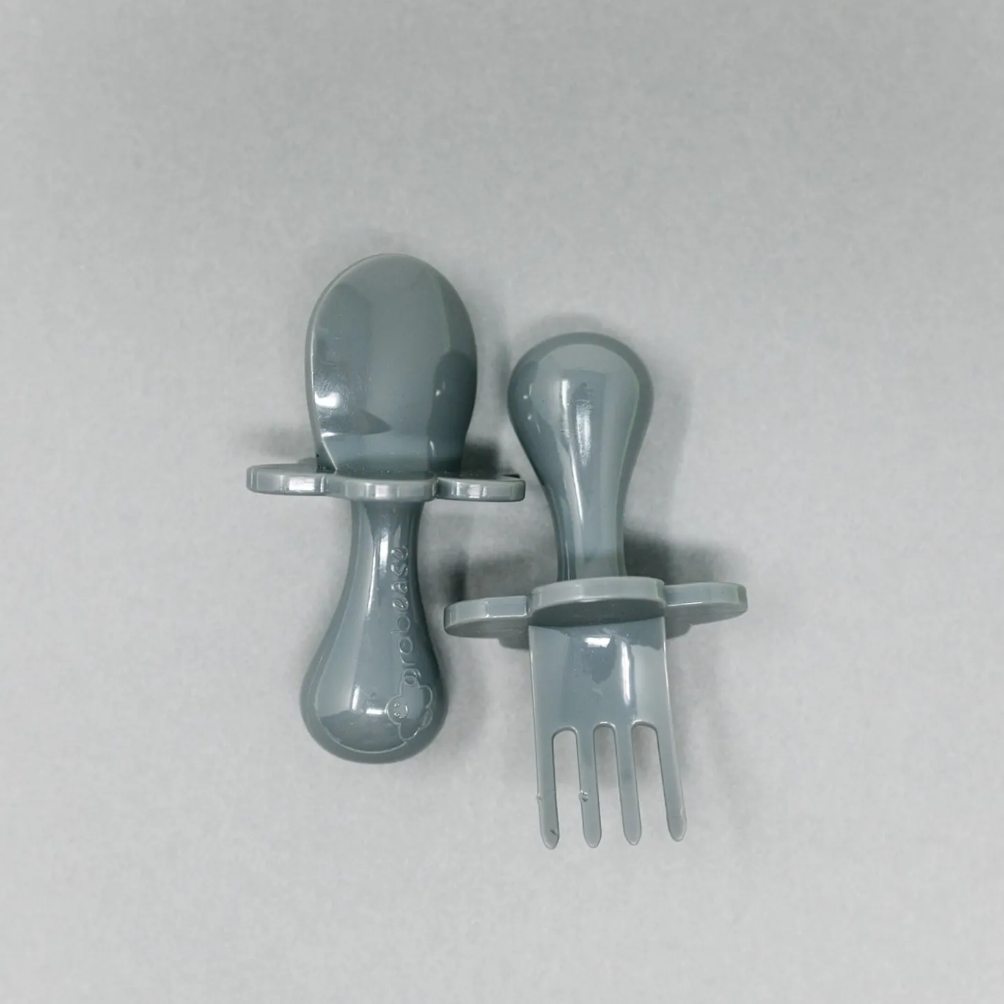Grabease Couverts ergonomiques d'apprentissage Gris 7 mois+