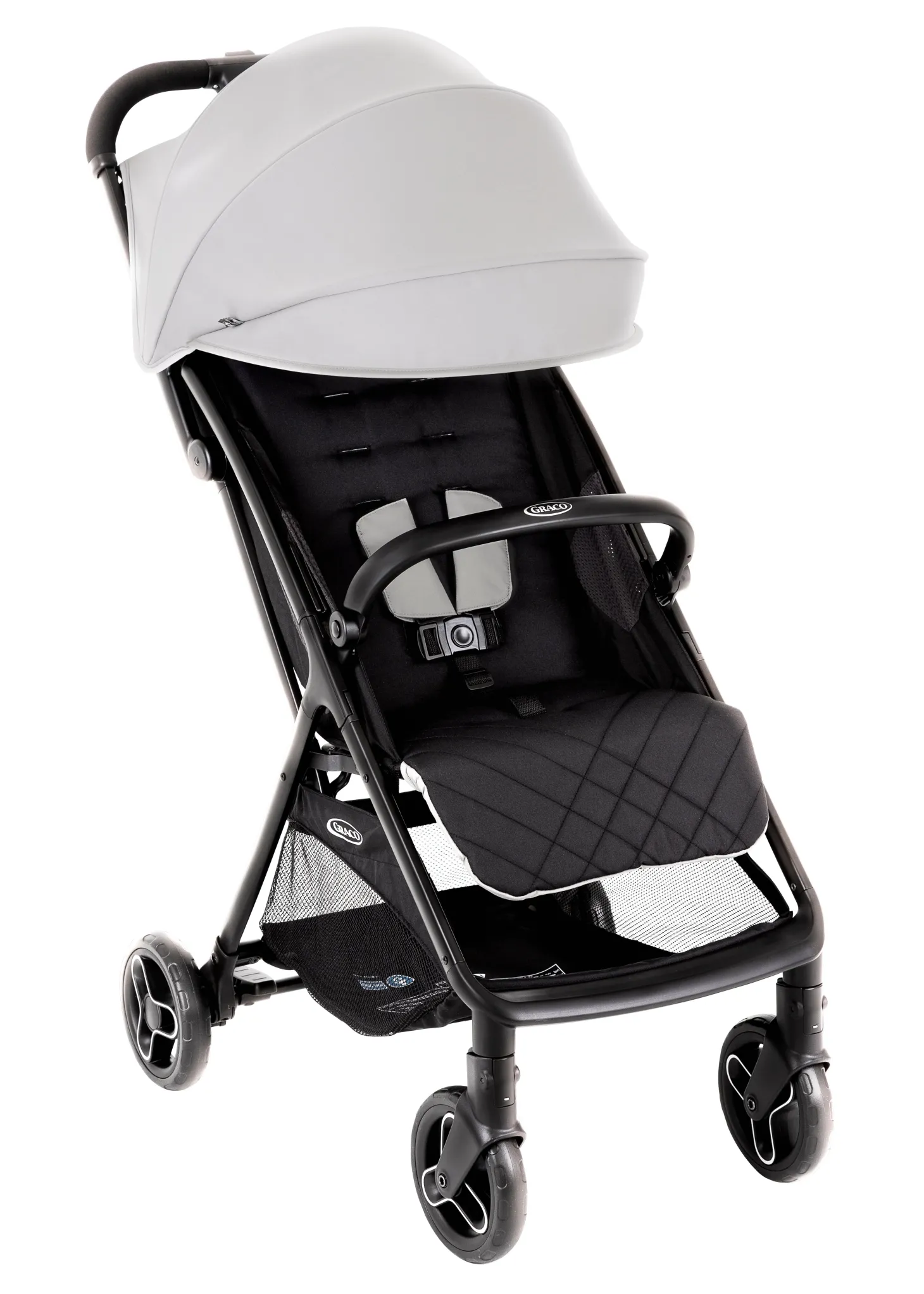 Graco Poussette avec habillage pluie Myavo Steeple Gray