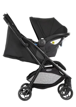 Graco Poussette avec habillage pluie Myavo Midnight Nero