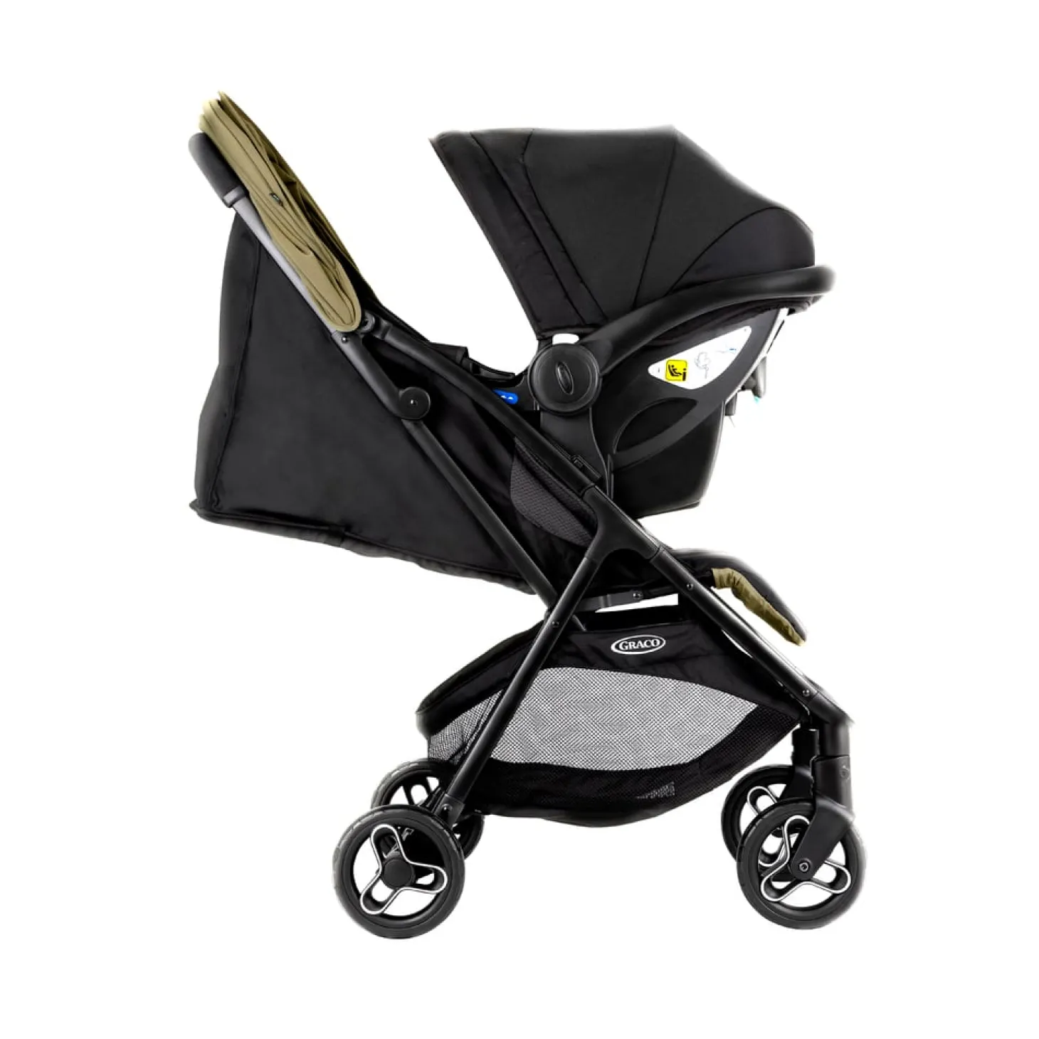 Graco Poussette avec habillage pluie Myavo Clover