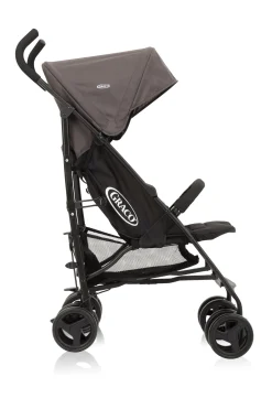 Graco                    Poussette Travelite    Black & Grey
