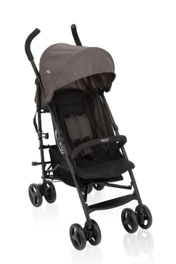 Graco                    Poussette Travelite    Black & Grey