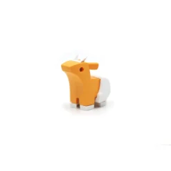 Half Toys Puzzle 3D Animal Bébé Impala et Berceau Orange