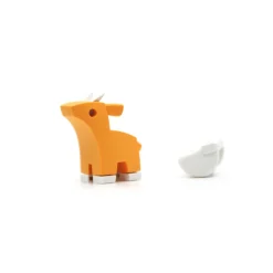 Half Toys Puzzle 3D Animal Bébé Impala et Berceau Orange
