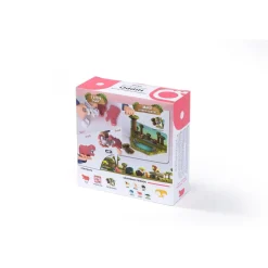 Half Toys Puzzle 3D Animal Hippopotame et Diorama Rose