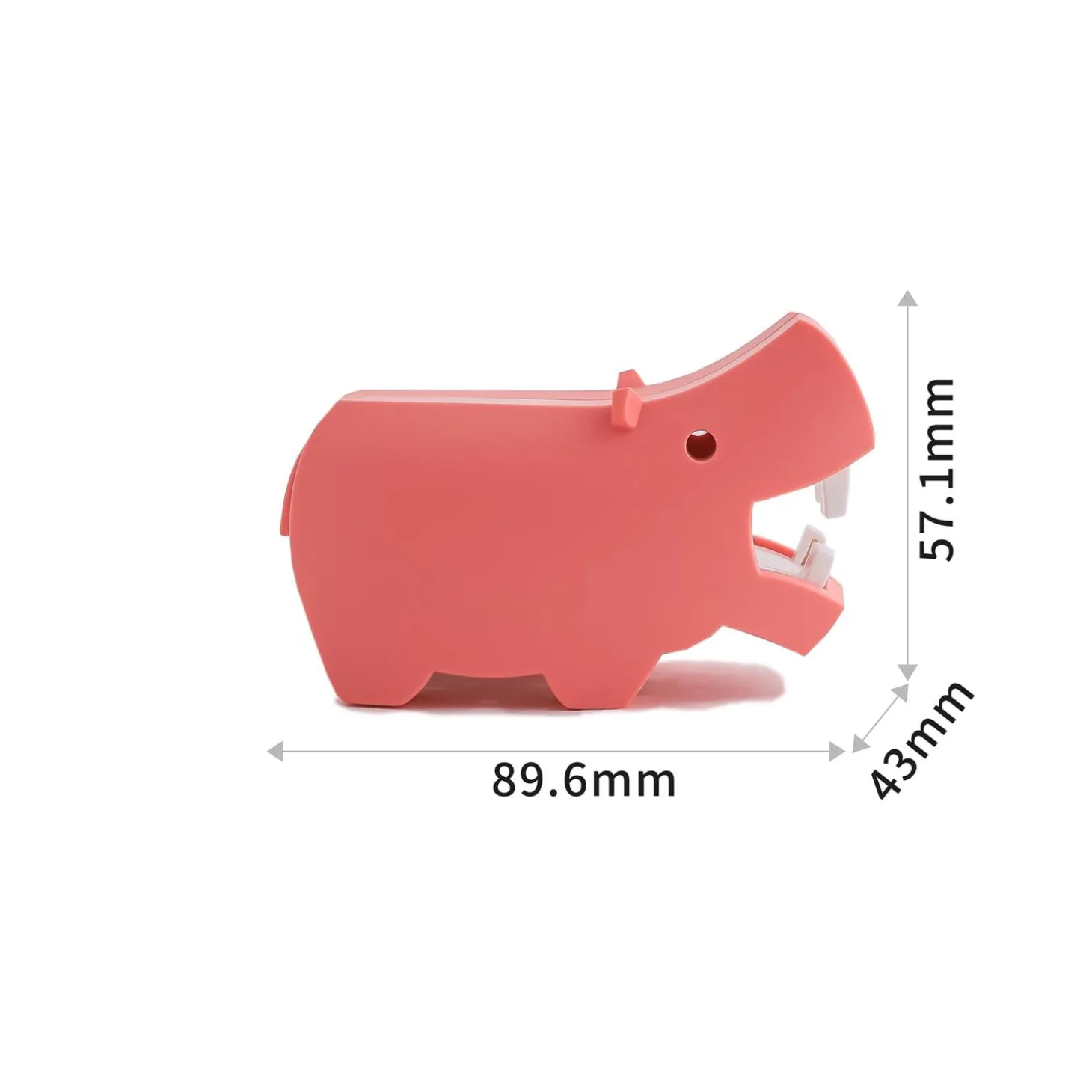 Half Toys Puzzle 3D Animal Hippopotame et Diorama Rose