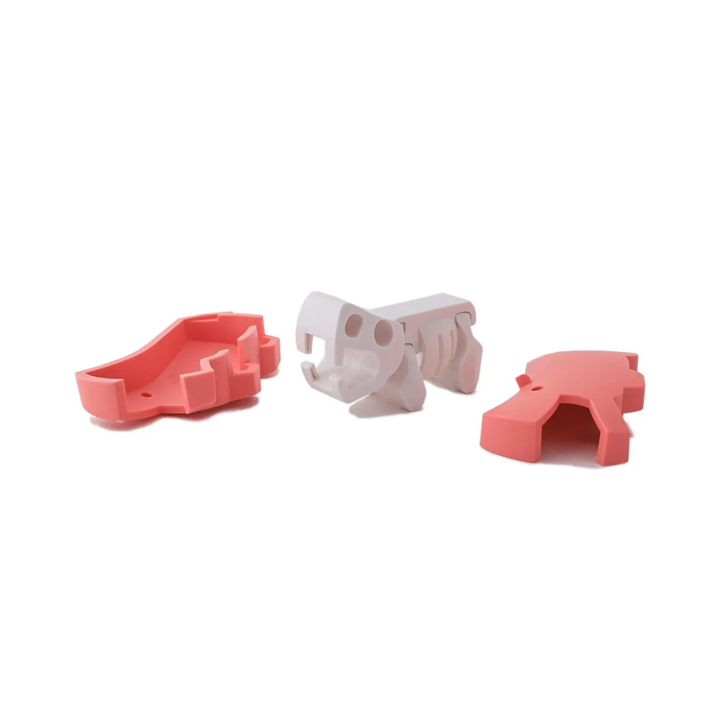 Half Toys Puzzle 3D Animal Hippopotame et Diorama Rose