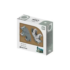 Half Toys                    Puzzle 3D Animal Loup et Diorama    Gris